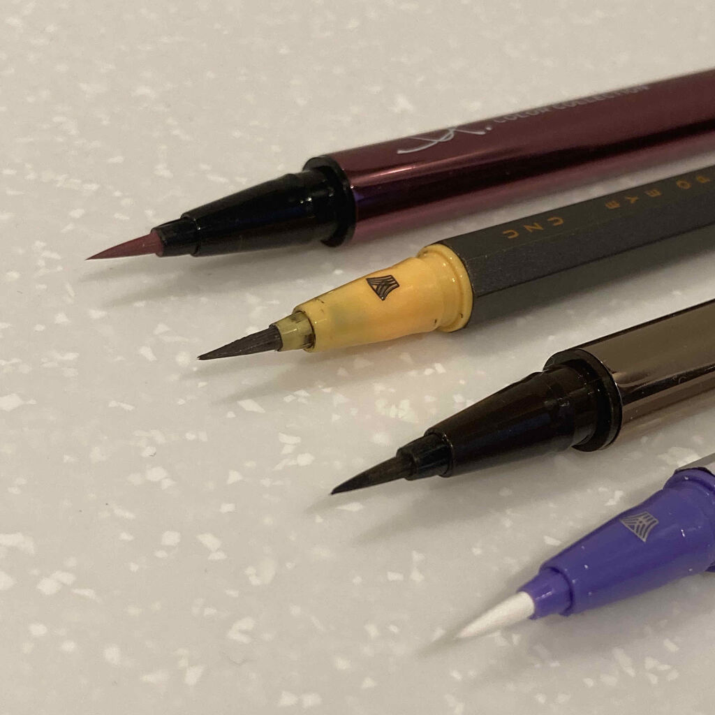 ラブライナー カラーコレクション ローズバーガンディ/ラブ・ライナー/リキッドアイライナーを使ったクチコミ（2枚目）