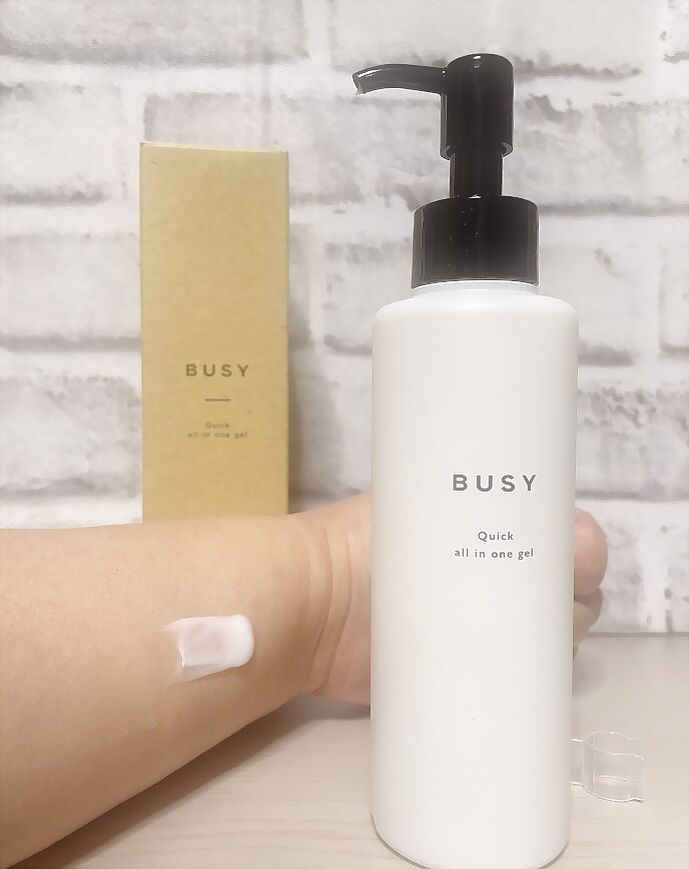 ビジー クイック オールインワンジェル/BUSY/オールインワン化粧品を使ったクチコミ(5枚目)
