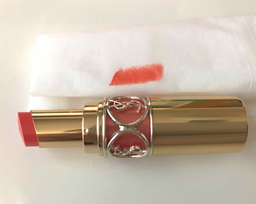 ルージュ ヴォリュプテ シャイン/YVES SAINT LAURENT BEAUTE/口紅を使ったクチコミ（3枚目）