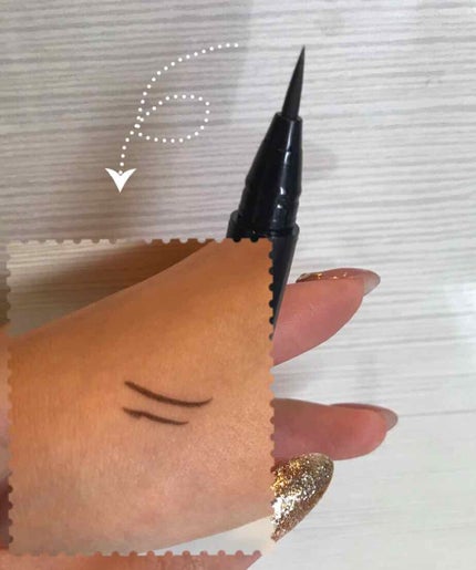 リキッドアイライナー/草花木果/リキッドアイライナーを使ったクチコミ(2枚目)