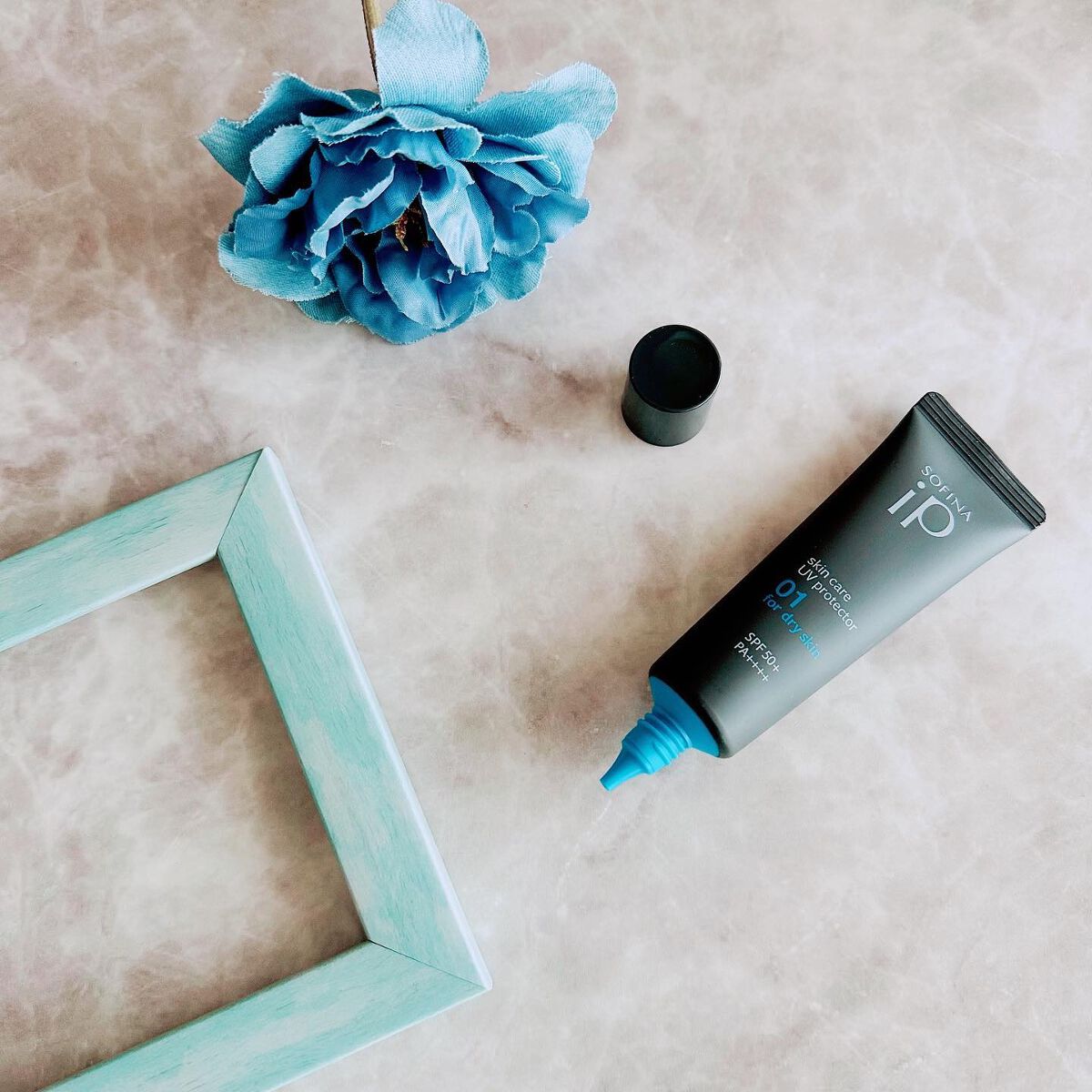 ソフィーナ iP スキンケアUV 01乾燥しがちな肌環境 SPF50+ PA++++/SOFINA iP/日焼け止めクリームを使ったクチコミ（2枚目）