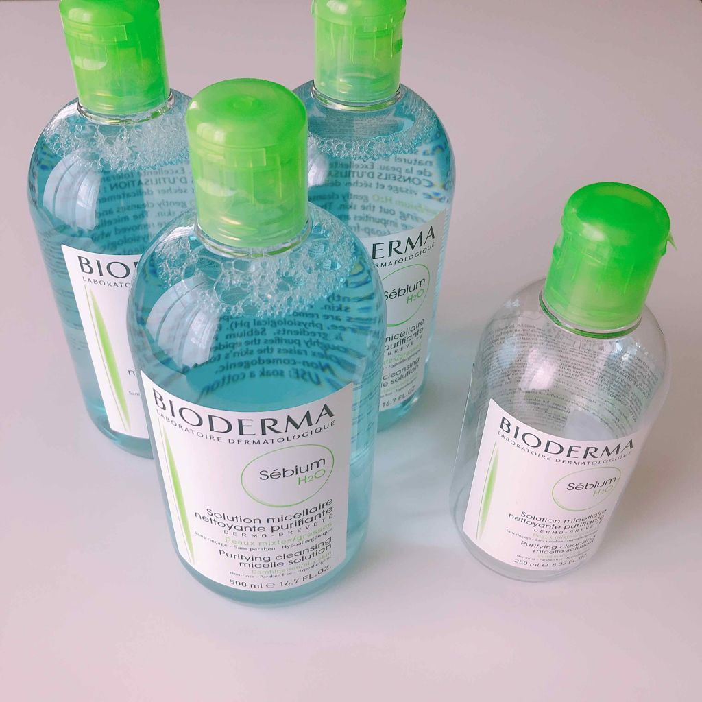セビウム エイチツーオー D/ビオデルマ/クレンジングウォーターを使ったクチコミ(1枚目)