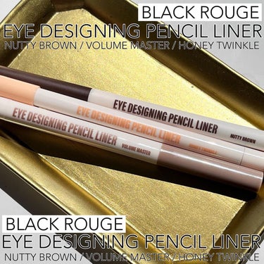 BLACK ROUGE アイデザイニングペンシルライナーのクチコミ「✴︎

BLACK ROUGE
EYE DESIGNING PENCIL LINER

今月発.....」（1枚目）