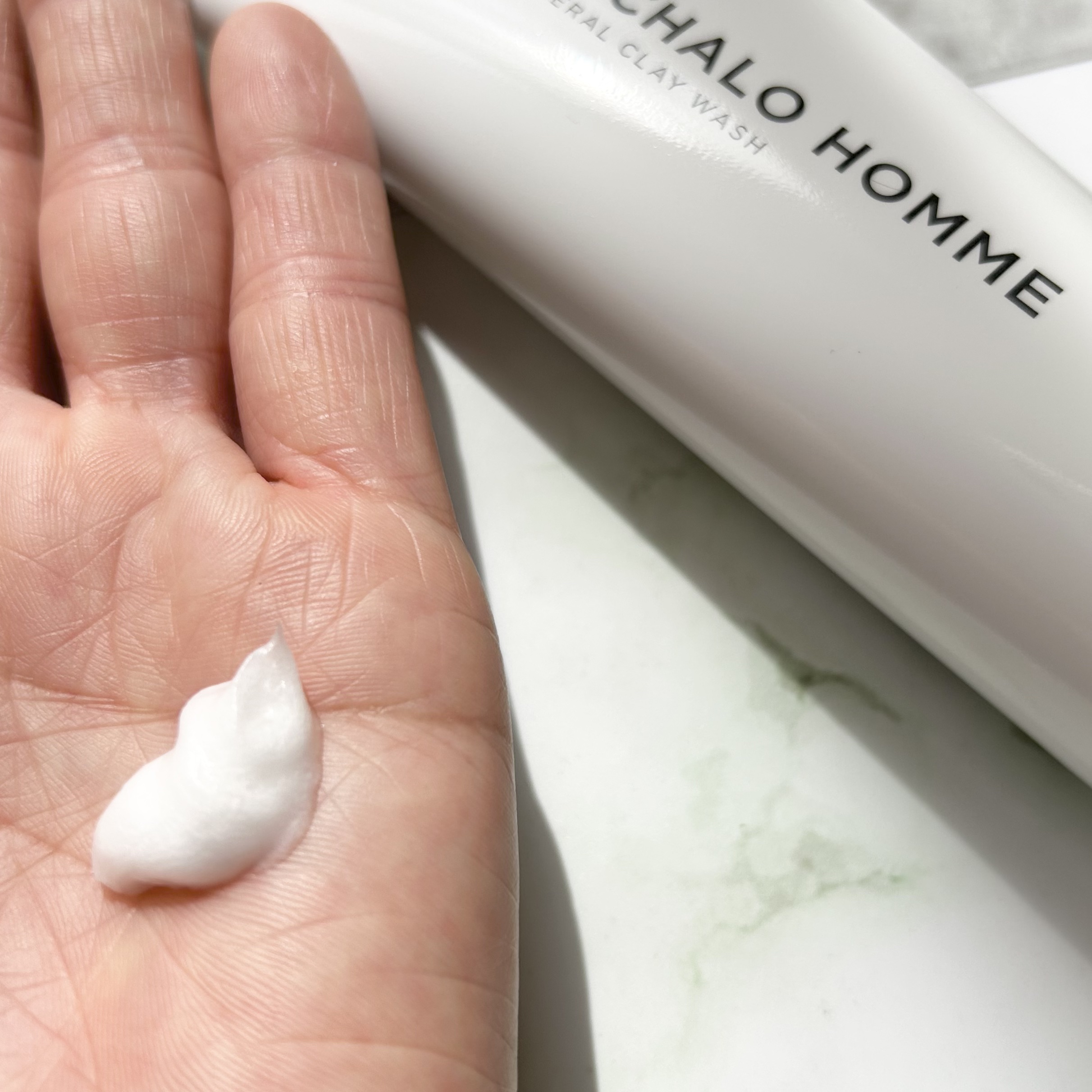 ミネラルクレイウォッシュ/CECHALO HOMME/洗顔フォームを使ったクチコミ（3枚目）