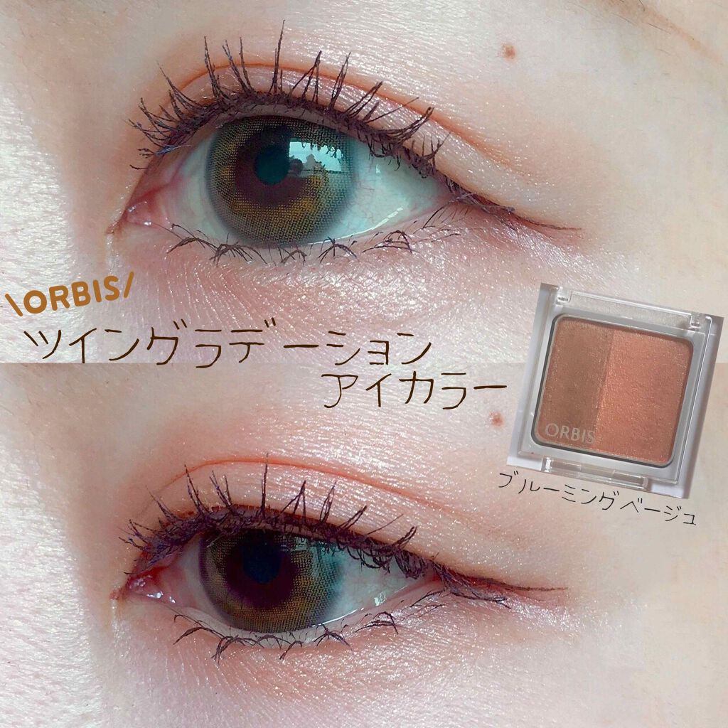 ツイングラデーションアイカラー/オルビス/アイシャドウパレットを使ったクチコミ(1枚目)