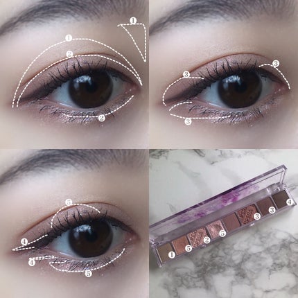 オール テイク ムード パレット(24AD)/PERIPERA/アイシャドウパレットを使ったクチコミ(3枚目)