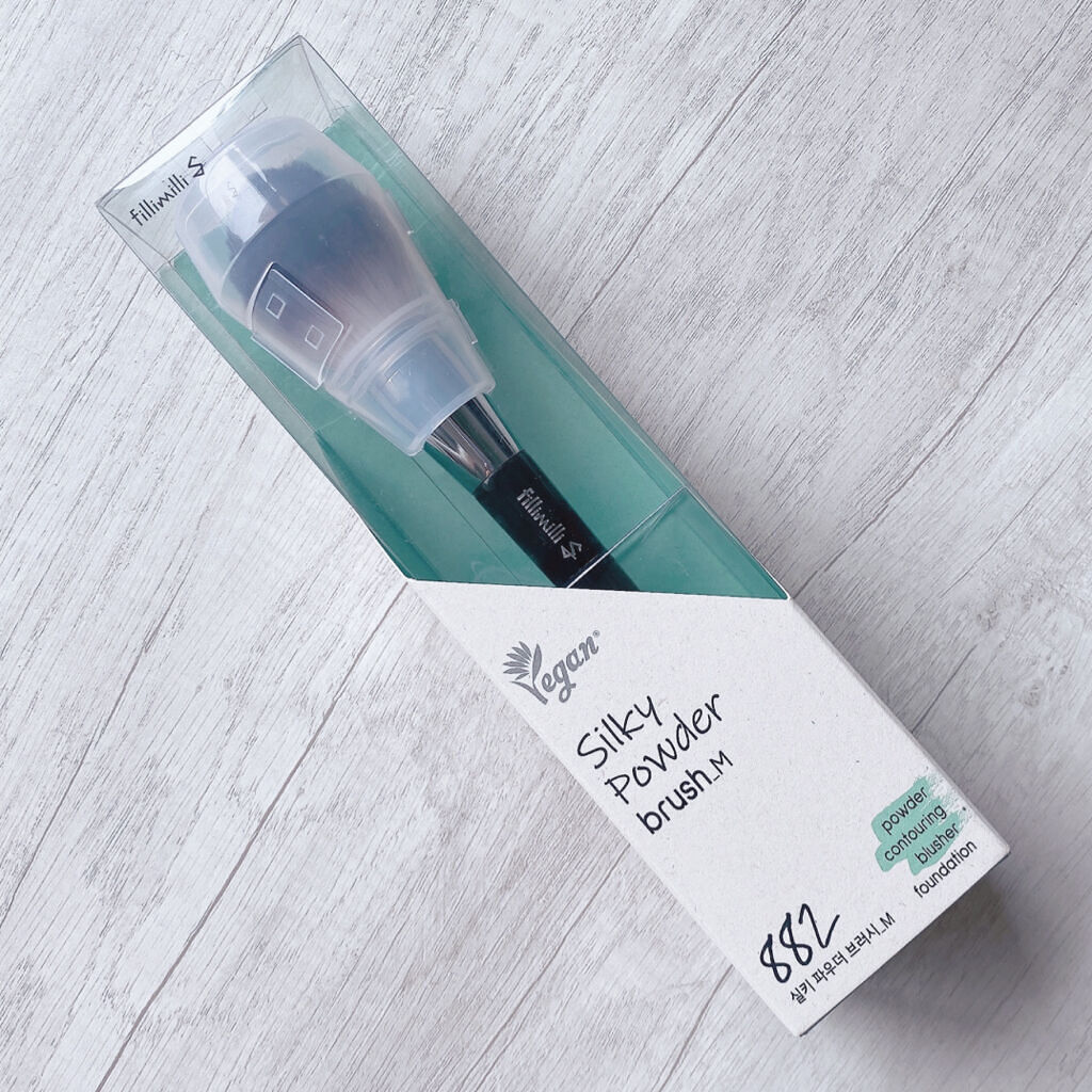 Sシルキーパウダーブラシ (M)882/fillimilli/メイクブラシを使ったクチコミ（3枚目）