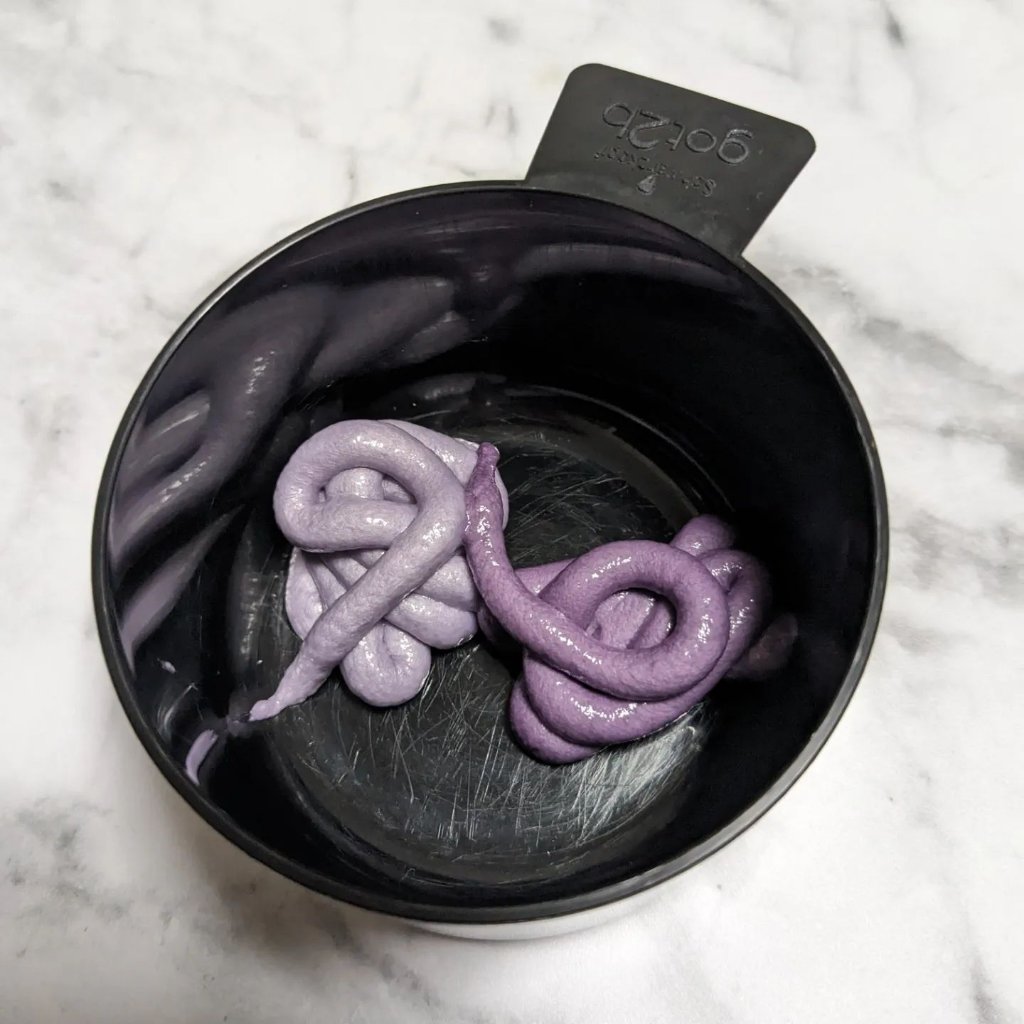 ボンディング・カラーマスク セピアモーブ/got2b/ヘアカラーを使ったクチコミ（3枚目）