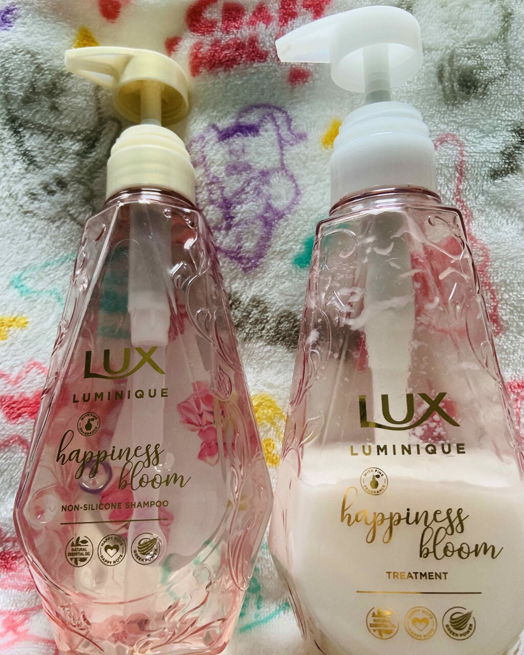 ルミニーク ハピネスブルーム シャンプー/トリートメント/LUX/市販シャンプーを使ったクチコミ(1枚目)