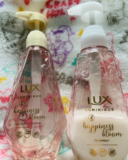 ルミニーク ハピネスブルーム シャンプー/トリートメント/LUX/市販シャンプーを使ったクチコミ(1枚目)