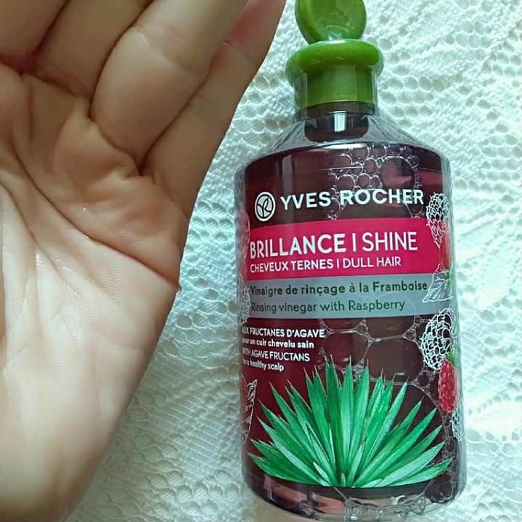 リンシングビネガー シルキーシャイン さらキララズベリー/イヴ・ロシェ/洗い流すヘアトリートメントを使ったクチコミ(2枚目)
