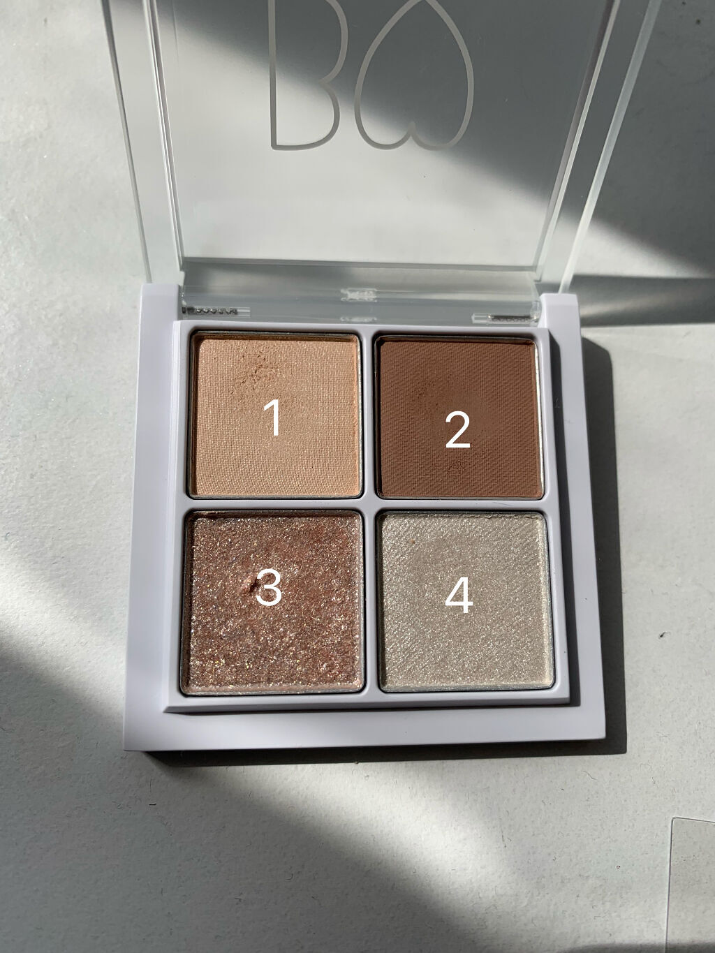 THE アイパレR/b idol/アイシャドウパレットを使ったクチコミ（2枚目）