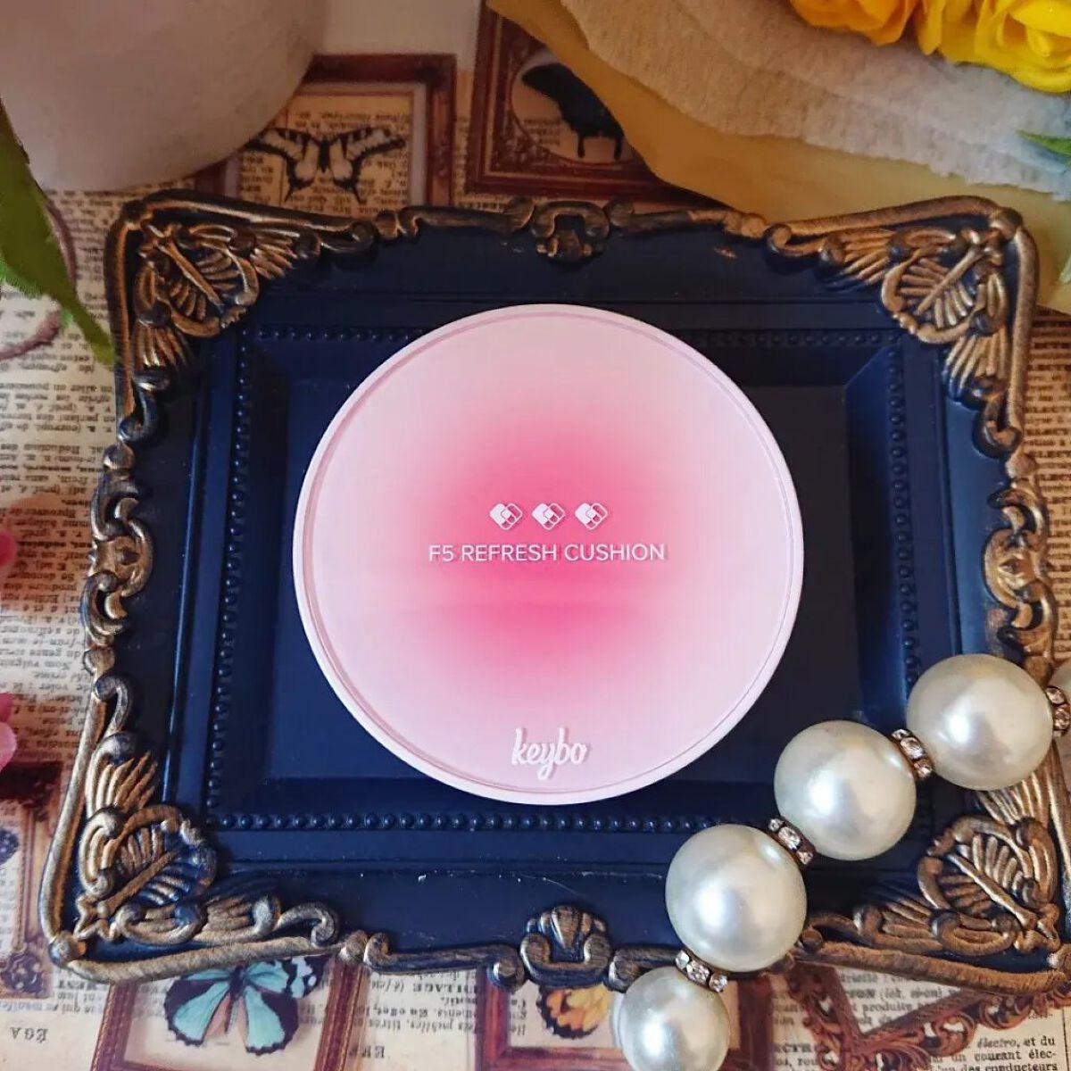 F5 リフレッシュクッション/keybo/クッションファンデーションを使ったクチコミ(5枚目)