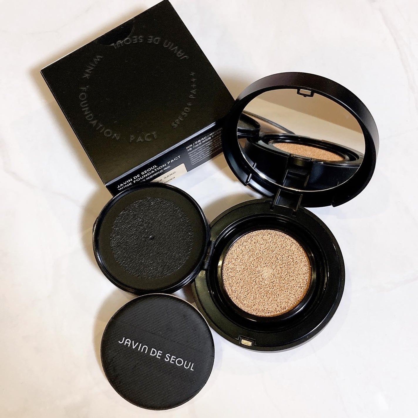 ジャビンドゥソウル ウインクファンデーションパクト/Javin De Seoul/クッションファンデーションを使ったクチコミ(1枚目)