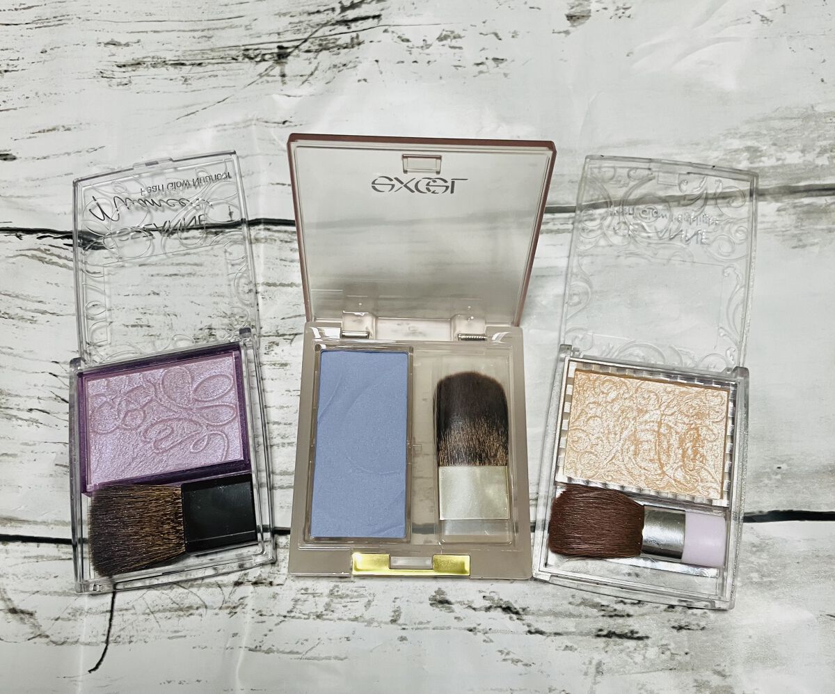 シームレストーン ブラッシュ/excel/パウダーチークを使ったクチコミ（1枚目）