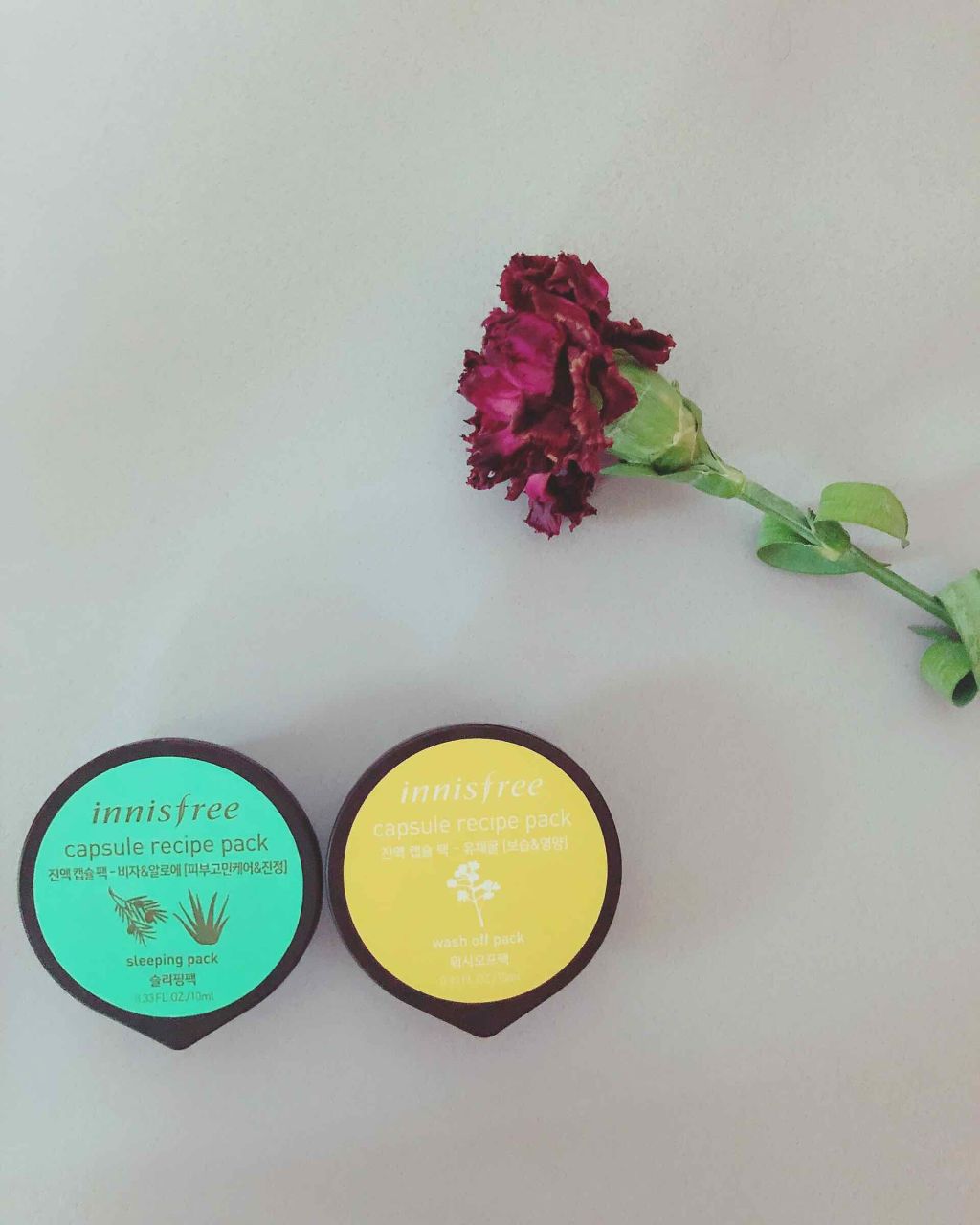 カプセルレシピパック B&A/innisfree/洗い流すパック・マスクを使ったクチコミ（1枚目）