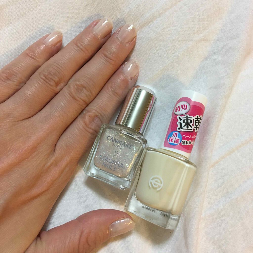 AC クイックドライベース＆ハードナー/AC MAKEUP/ネイルベースコートを使ったクチコミ（1枚目）