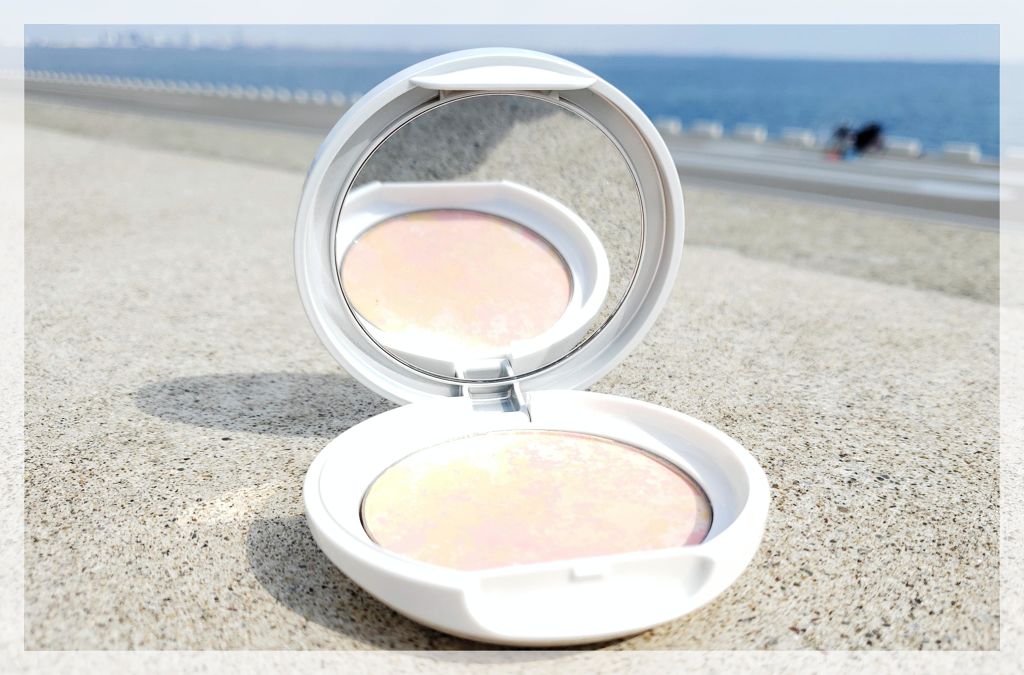マーブルフェイスパウダーシマー/ONLY MINERALS/プレストパウダーを使ったクチコミ(4枚目)