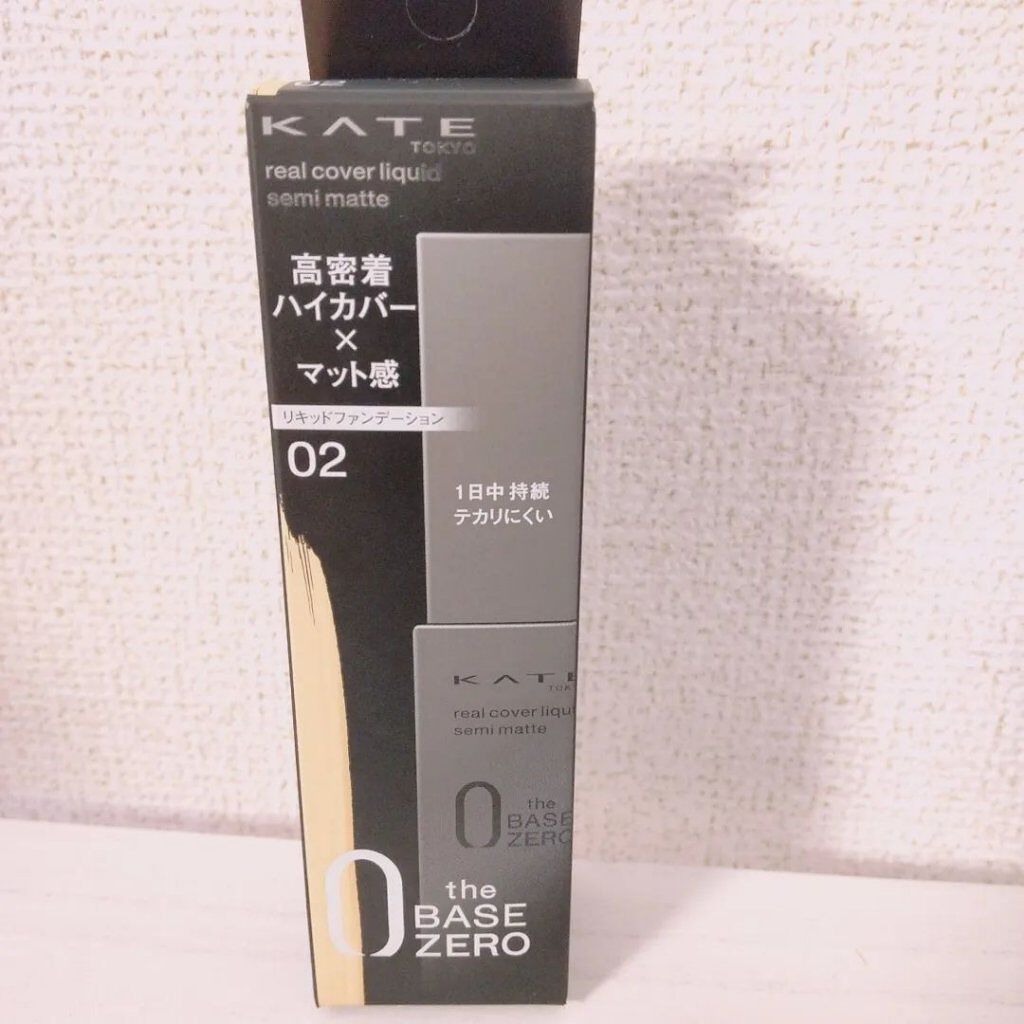 リアルカバーリキッド（セミマット）/KATE/リキッドファンデーションを使ったクチコミ（2枚目）