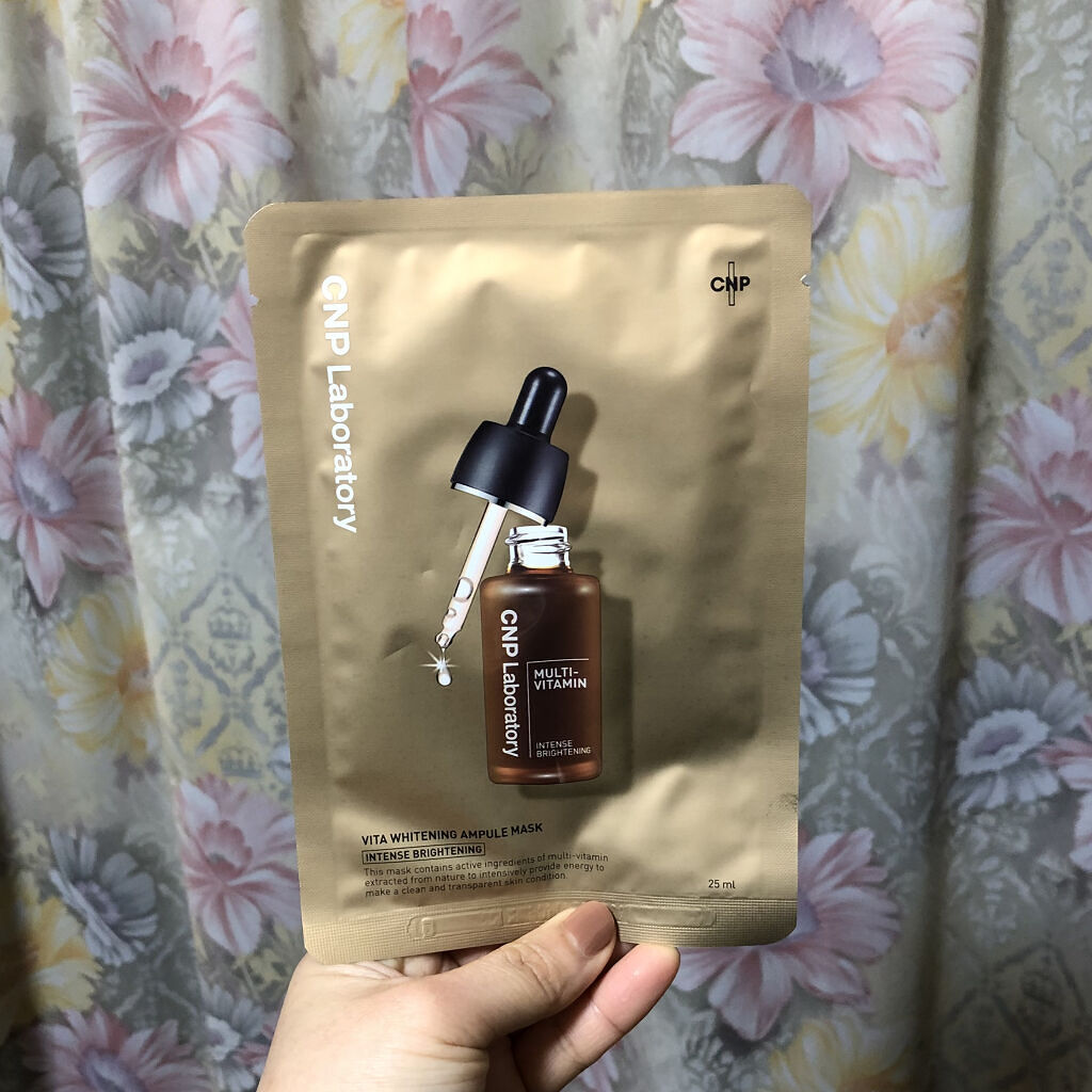 ビタホワイトニングアンプルマスク/CNP Laboratory/シートマスク・パックを使ったクチコミ（1枚目）