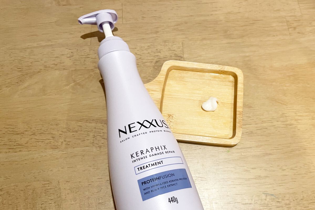 ネクサス インテンスダメージリペア 洗い流さないトリートメントオイル/NEXXUS(ネクサス)/ヘアオイルを使ったクチコミ（3枚目）