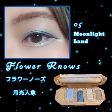 FlowerKnows
月光人魚シリーズ ジュエリーアイズ
05：MoonlightLand

私の好きなFlowerKnowsのコスメ！！
ビジュが優秀過ぎて発表した時から買うのを決めていました。
使
