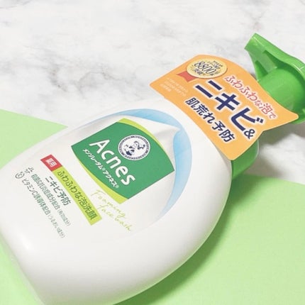 薬用ふわふわな泡洗顔/メンソレータム アクネス/泡洗顔を使ったクチコミ(4枚目)