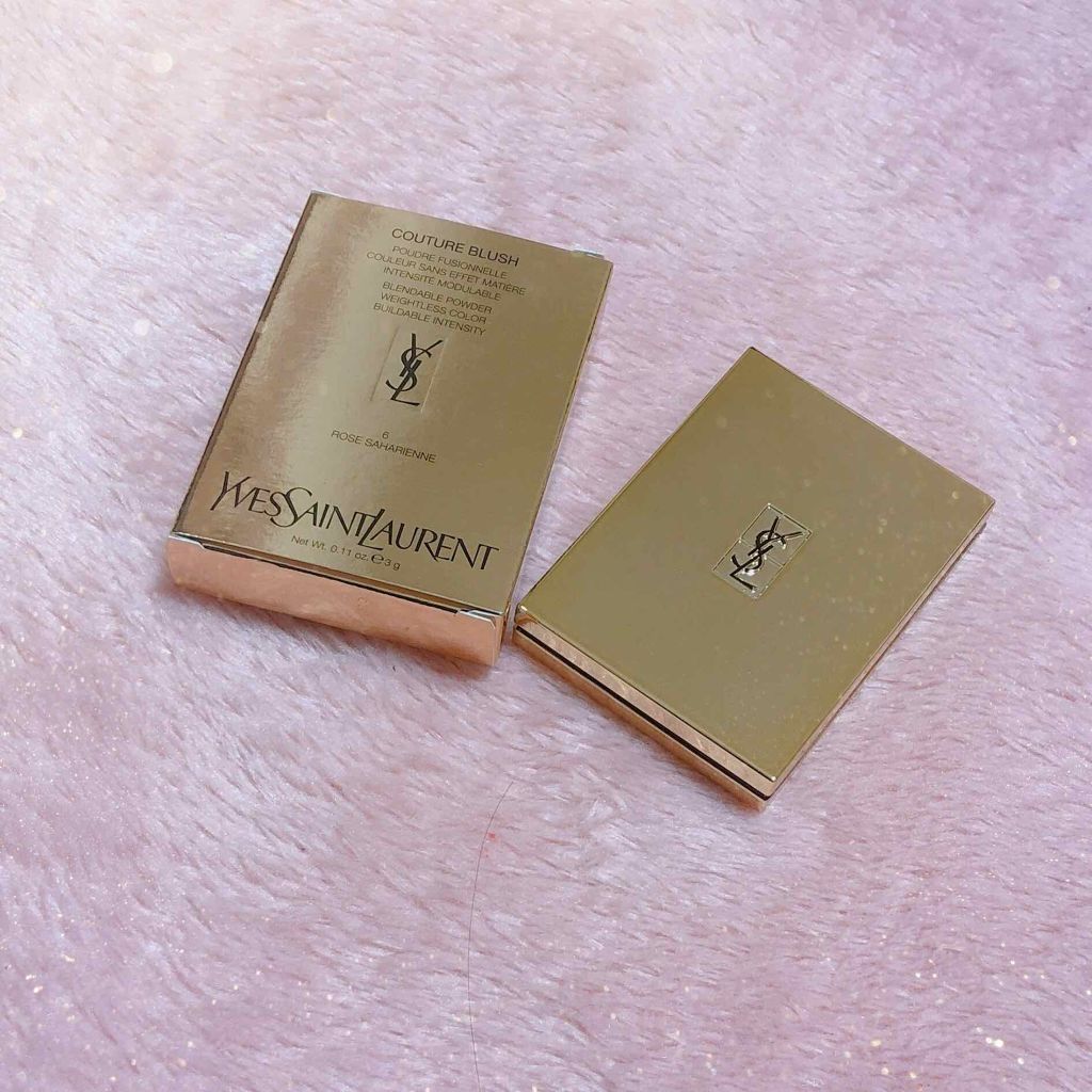 ブラッシュクチュール No.6 ロゼ サハリエンヌ/YVES SAINT LAURENT BEAUTE/パウダーチークを使ったクチコミ（2枚目）