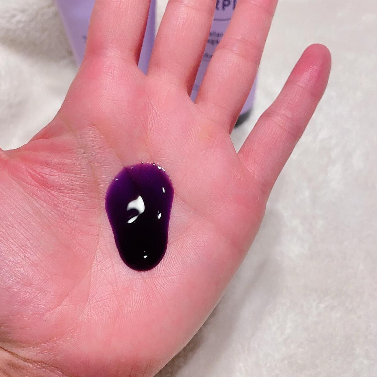 カラーシャンプー＆トリートメント トリートメント パープル/ダイアン/市販シャンプーを使ったクチコミ（3枚目）