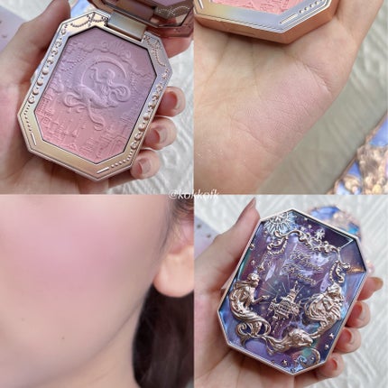 月光人魚 ジュエリーチークブラッシュ/FlowerKnows/パウダーチークを使ったクチコミ(4枚目)