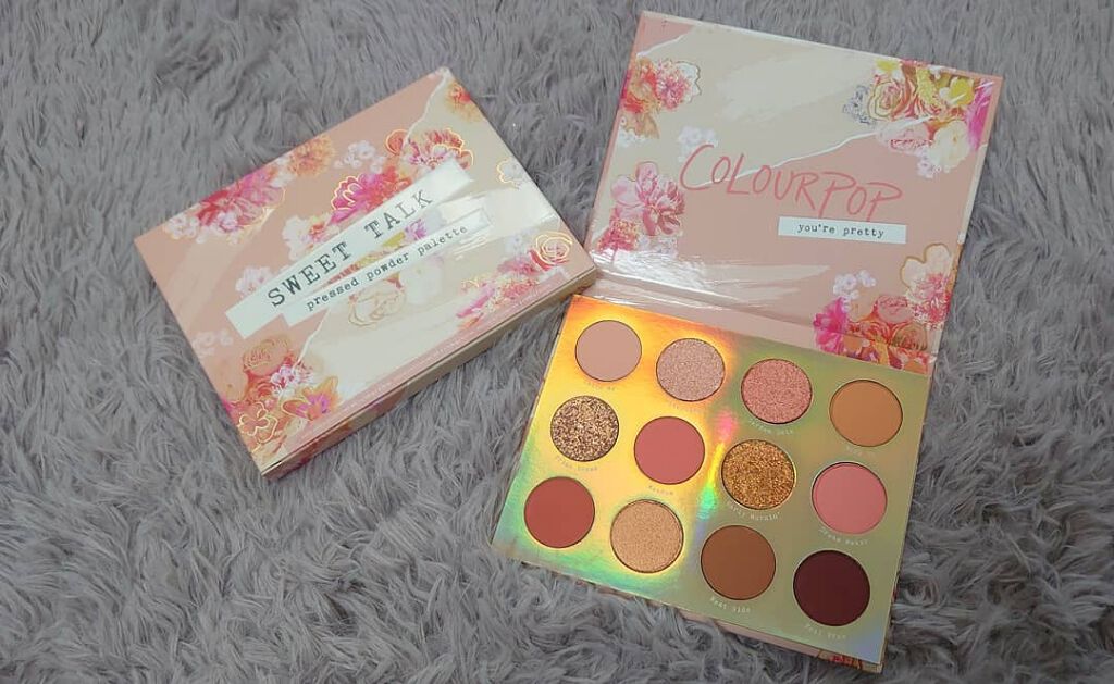 Eye Palette-Sweet Talk/ColourPop/アイシャドウパレットを使ったクチコミ(1枚目)
