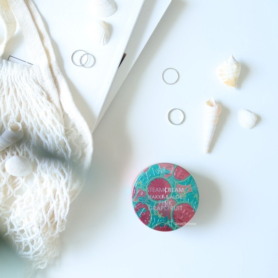 スチームクリーム ハッカ&アロエ ピンクグレープフルーツ/STEAMCREAM/フェイスクリームを使ったクチコミ(5枚目)