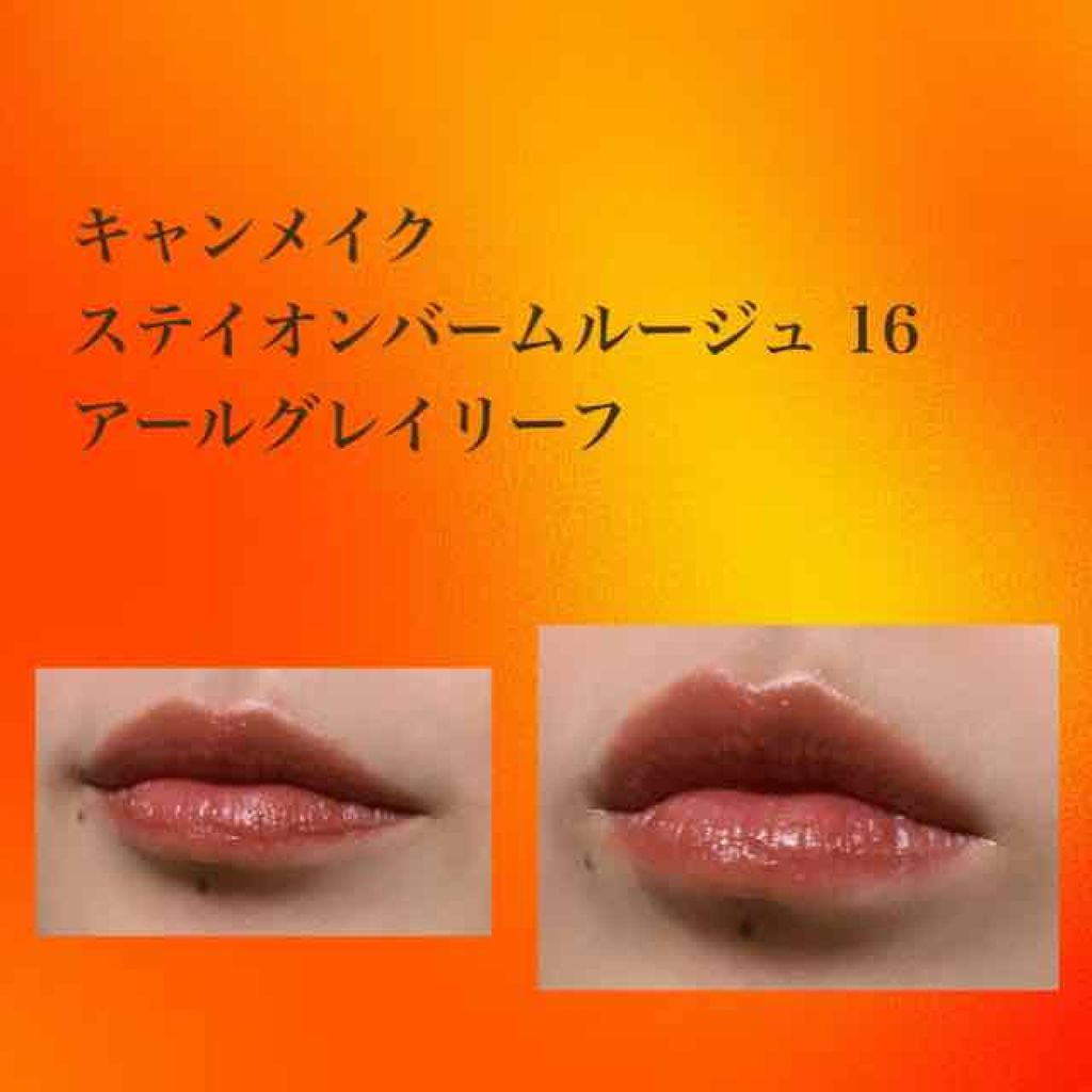 ステイオンバームルージュ/キャンメイク/口紅を使ったクチコミ(2枚目)