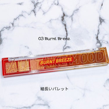 オール テイク ムード パレット 03 BURNT BREEZE/PERIPERA/アイシャドウパレットを使ったクチコミ（3枚目）