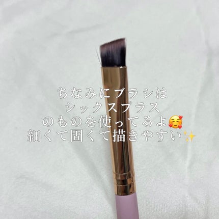 SIXPLUS アイメイクブラシ12本セット 化粧ポーチ付き (ブラック)/SIXPLUS/メイクブラシを使ったクチコミ(4枚目)