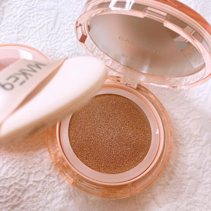 ヌードカーミンググロークッション/MAKE9/クッションファンデーションを使ったクチコミ(7枚目)