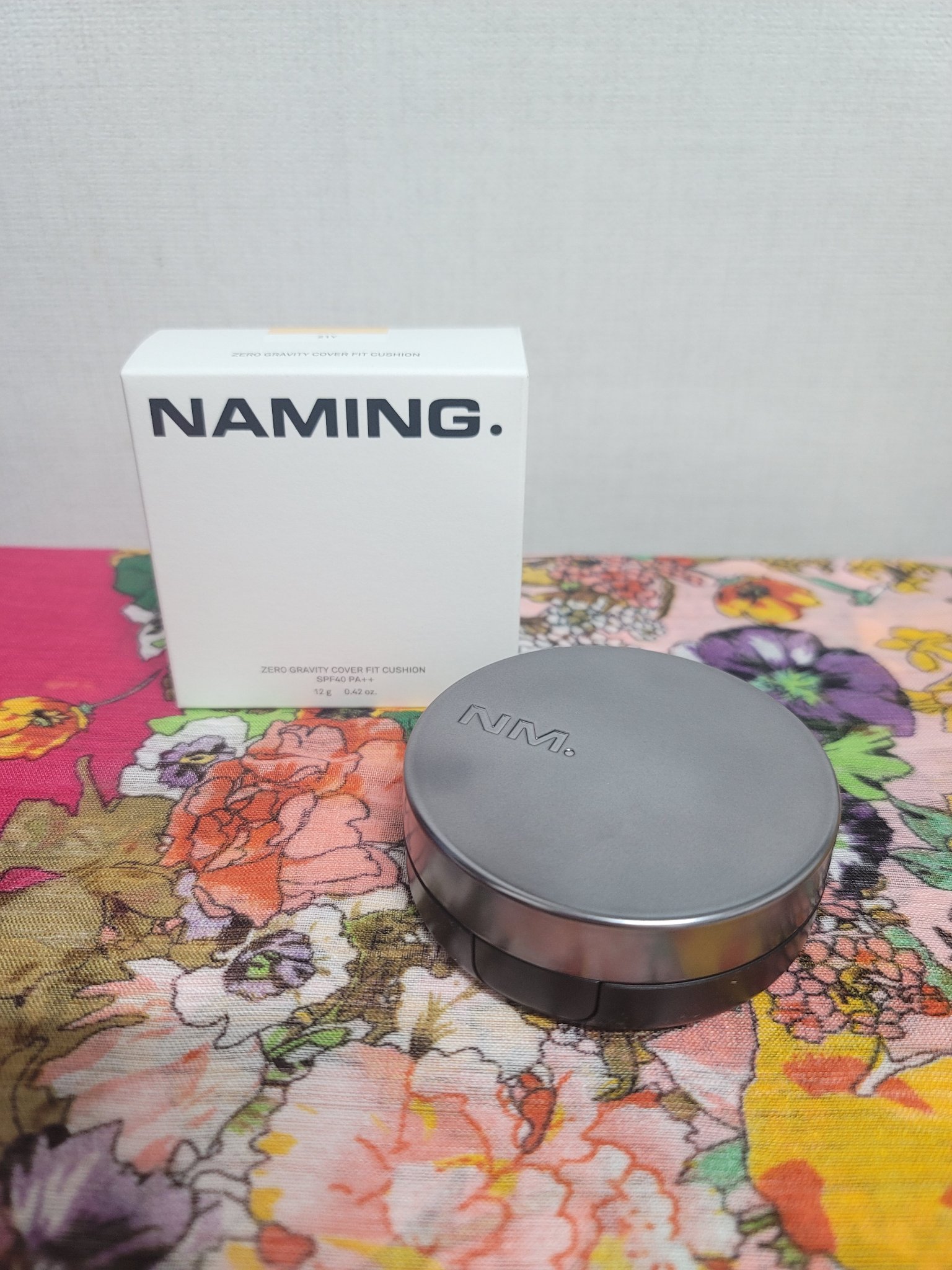 ネーミング ゼログラビティ カバーフィットクッション/NAMING./クッションファンデーションを使ったクチコミ（1枚目）