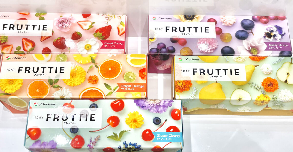 FRUTTIE 1day/メニコン/ワンデー（１DAY）カラコンを使ったクチコミ（2枚目）