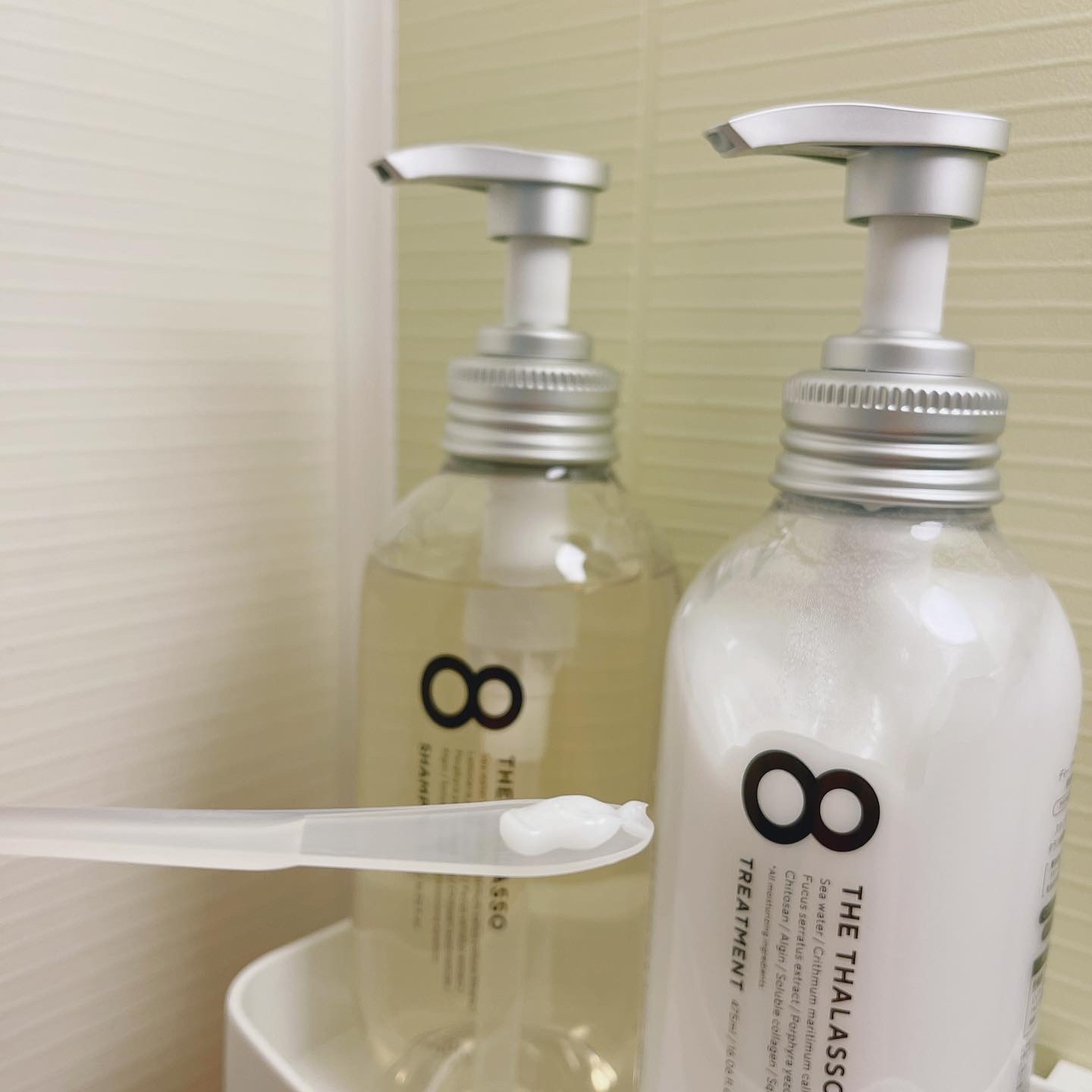 [旧商品]クレンジングリペア＆モイスト 美容液シャンプー／ディープリペア＆アクアモイスト 美容液トリートメント/エイトザタラソ/市販シャンプーを使ったクチコミ（3枚目）