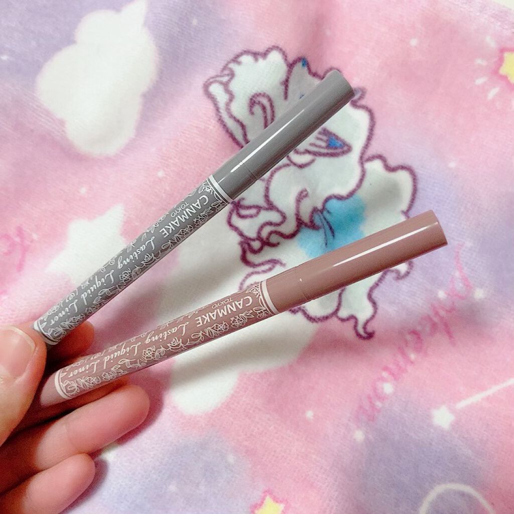 ラスティングリキッドライナー/キャンメイク/リキッドアイライナーを使ったクチコミ(1枚目)