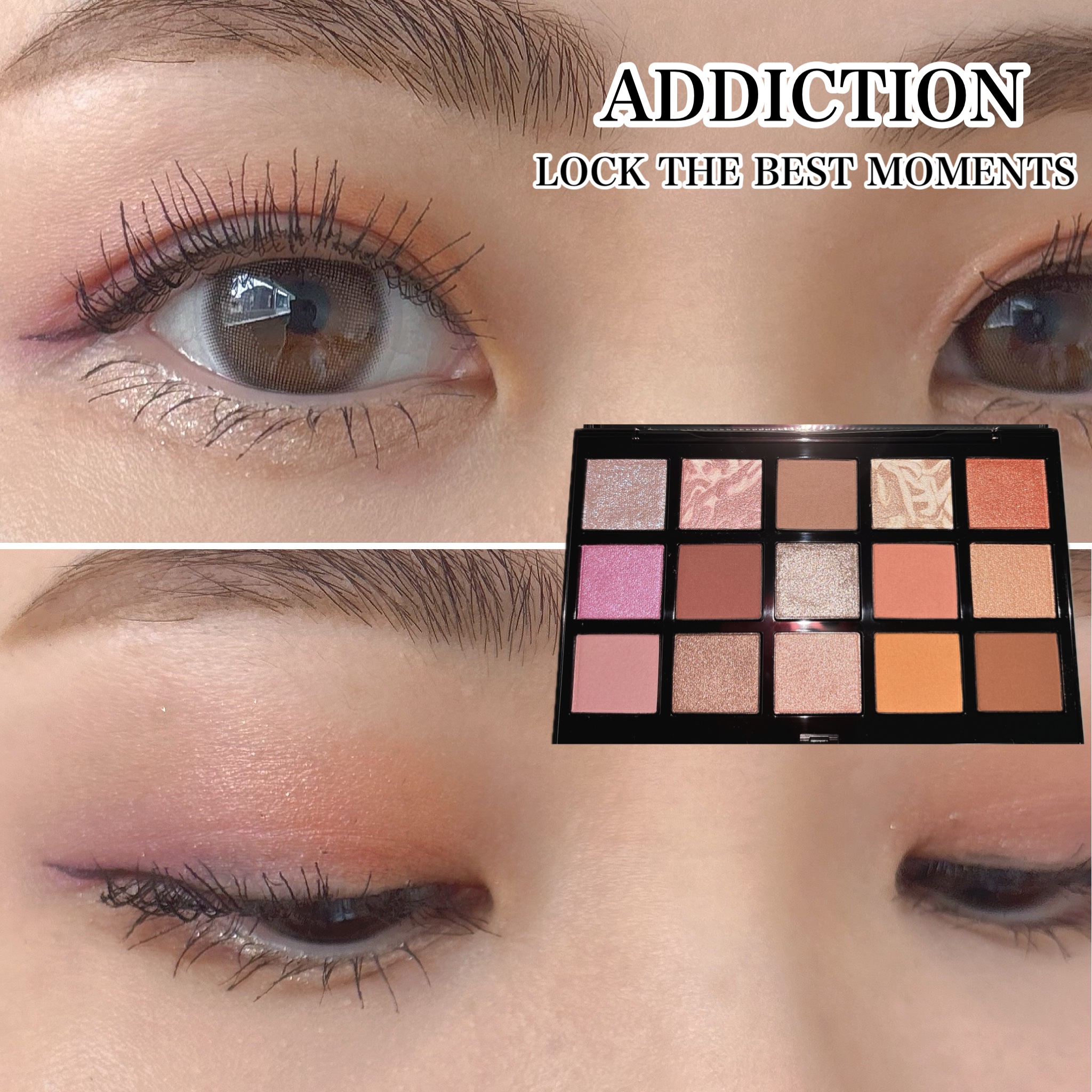 【新品・未使用】ADDICTION 15周年 アイシャドウパレット 試してみた】アディクション 15th アニバーサリー アイシャドウ