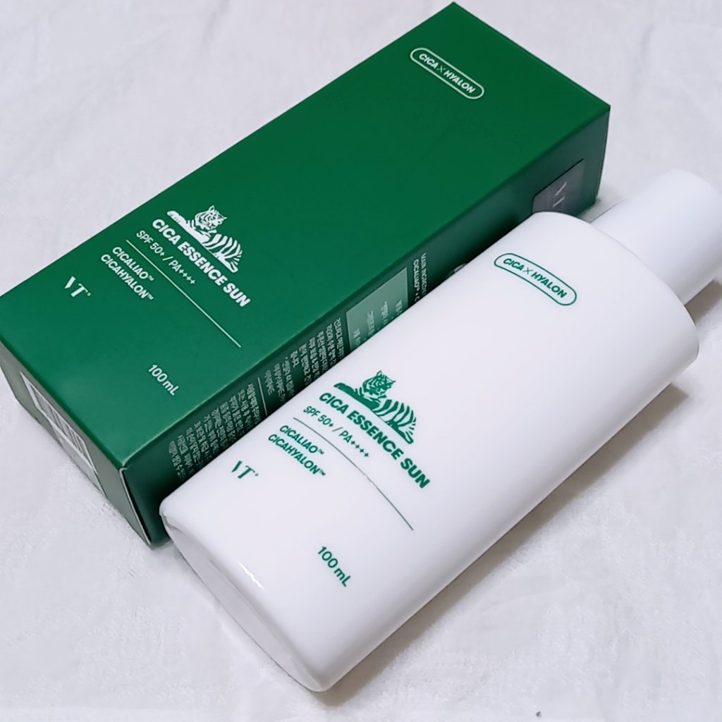 CICA エッセンスサン/VT/日焼け止めローションを使ったクチコミ（2枚目）