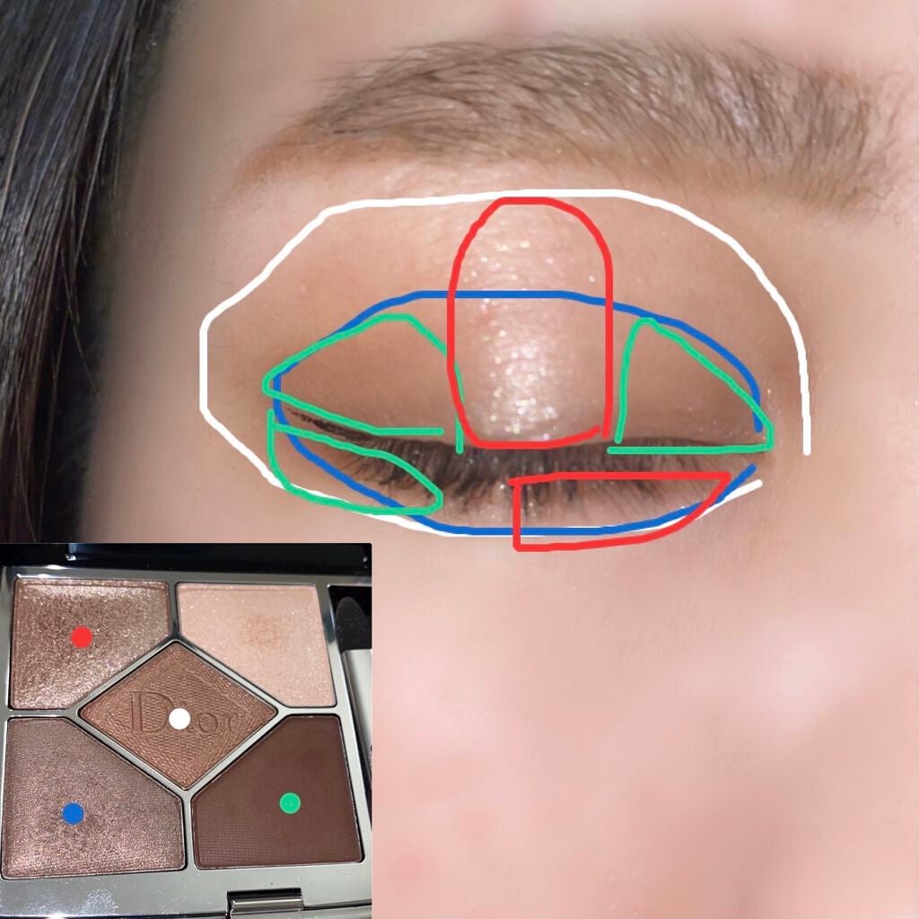 【旧】サンク クルール クチュール/Dior/アイシャドウパレットを使ったクチコミ(4枚目)