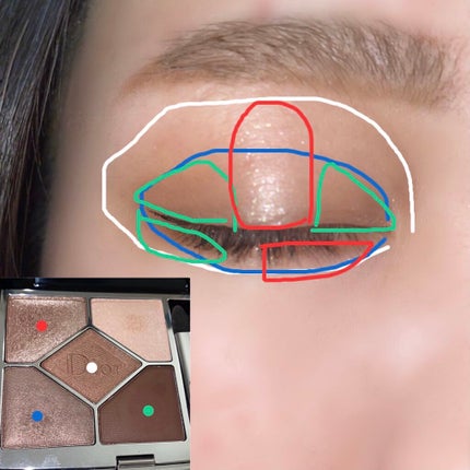 【旧】サンク クルール クチュール/Dior/アイシャドウパレットを使ったクチコミ(4枚目)