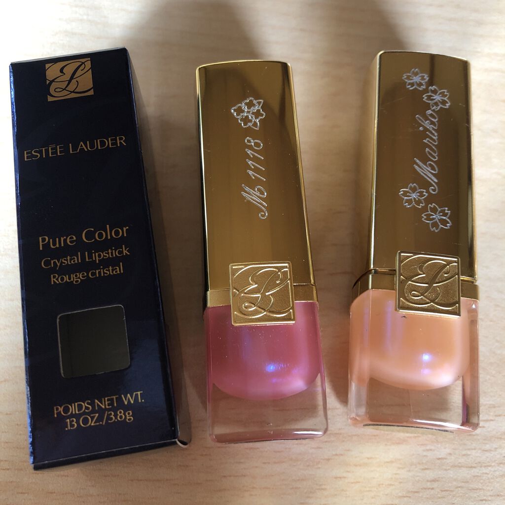ピュア カラー クリスタル シアー リップスティック/ESTEE LAUDER/口紅を使ったクチコミ（1枚目）