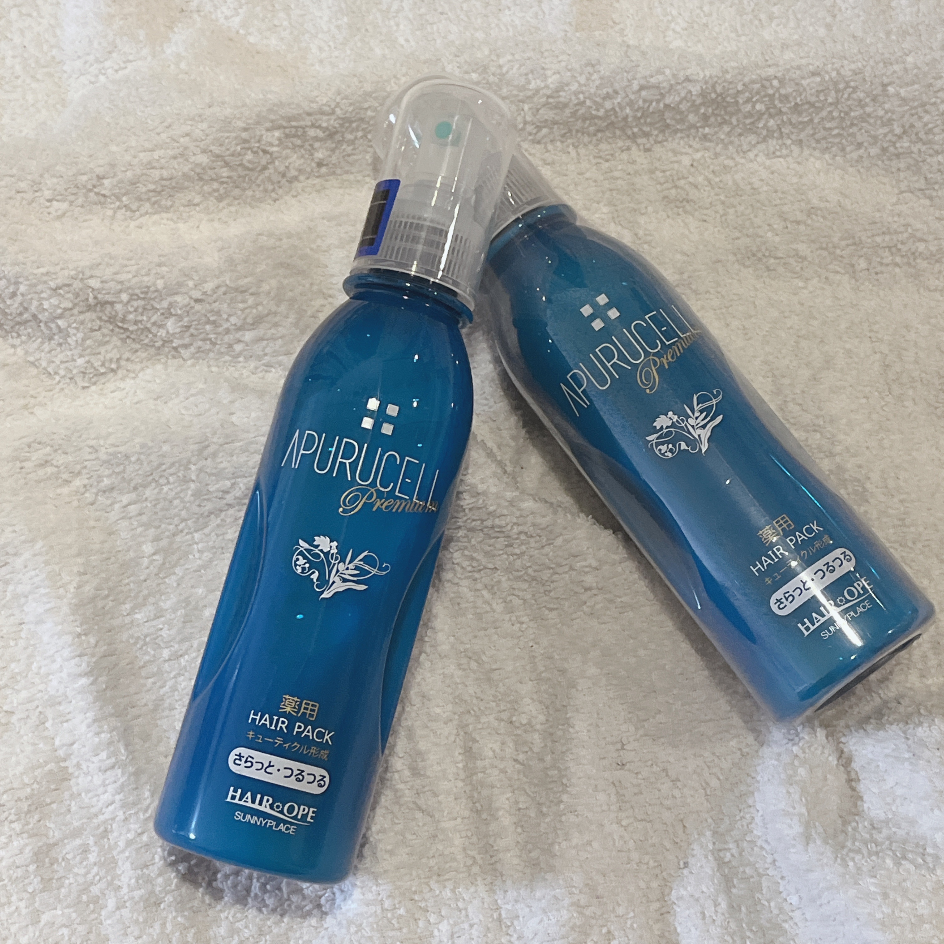 アプルセル プレミアム 薬用 CH ヘアパック さらっと・つるつる/サニープレイス/アウトバストリートメントを使ったクチコミ（1枚目）