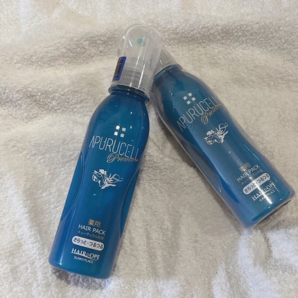 アプルセル プレミアム 薬用 CH ヘアパック さらっと・つるつる/サニープレイス/アウトバストリートメントを使ったクチコミ(1枚目)