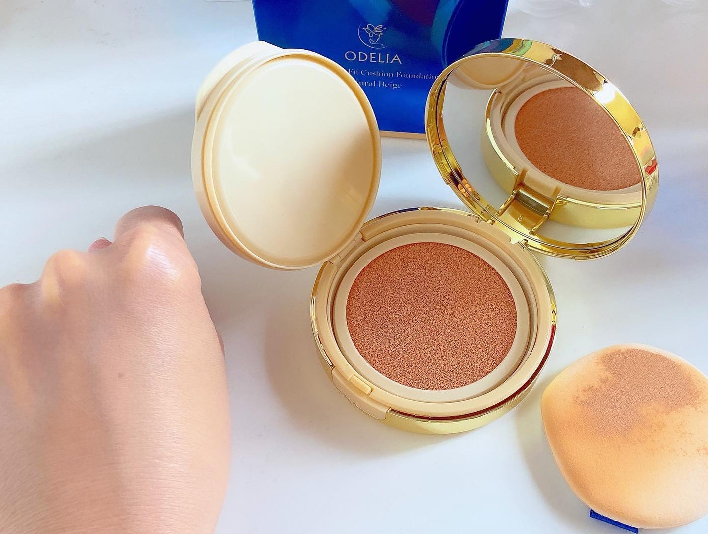 ルミナスフィット クッションファンデーション /ODELIA/クッションファンデーションを使ったクチコミ(6枚目)