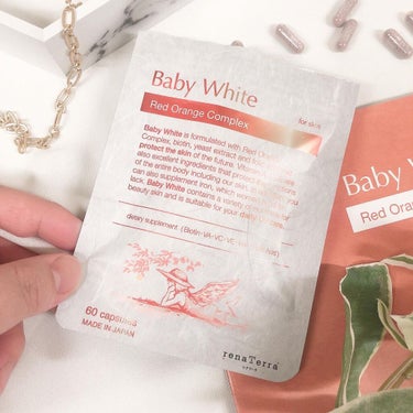 Baby White 60粒/renaTerra/美容サプリメントを使ったクチコミ（3枚目）