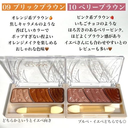 トーンアップアイシャドウ/CEZANNE/アイシャドウパレットを使ったクチコミ(3枚目)